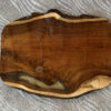 Walnut and Clear Epoxy 29x23 Tabletop